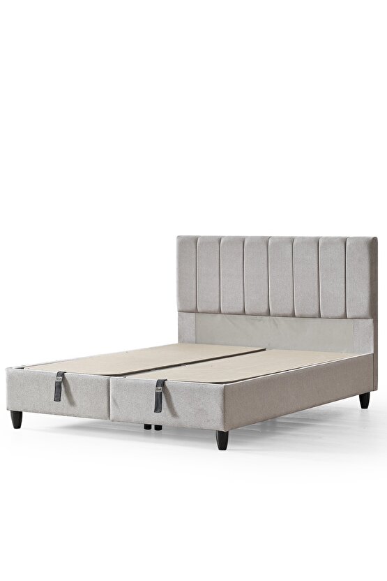 Manolya Çift Kişilik Full Ortopedik Antibakteriyel Yatak + Sandıklı Baza + Başlık 3 lü Set