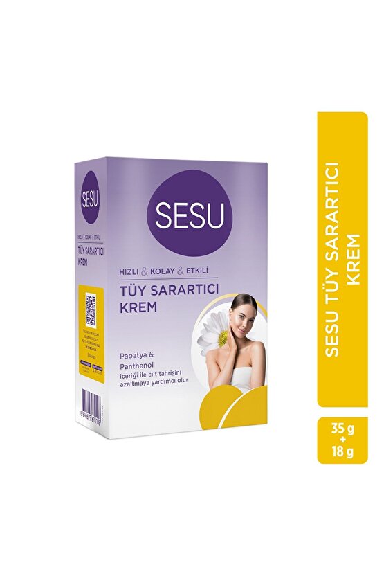 Tüy Sarartıcı Krem 35 Gr + 18 Gr