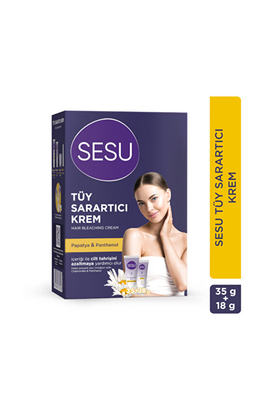 Tüy Sarartıcı Krem 35 Gr + 18 Gr