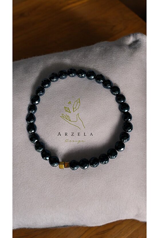 Hematit Ve Boncuk Bileklik 2 Adet 8mm 4mm