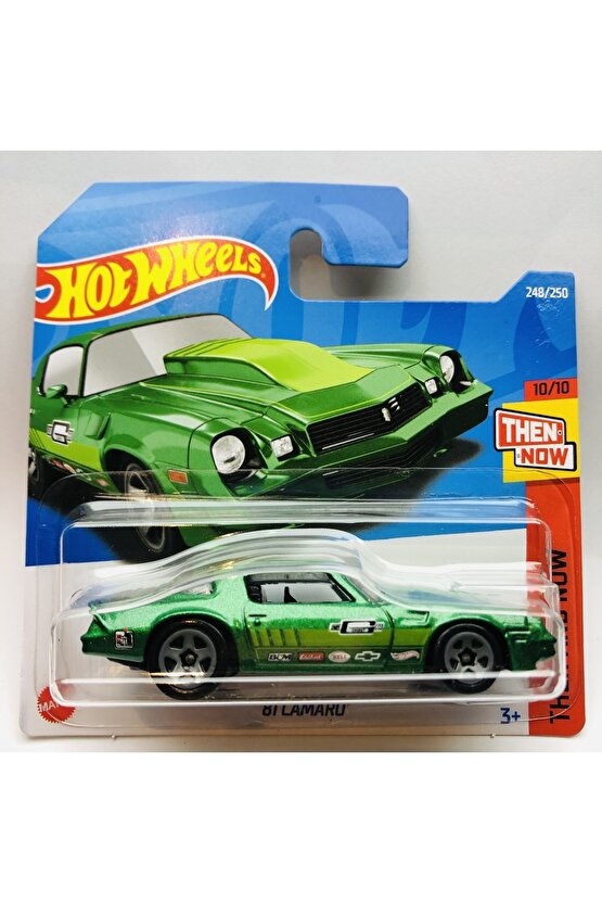 Yeni - New 81 Chevy Camaro Mini Araba 1:64 Ölçek Hotwheels Marka 1010