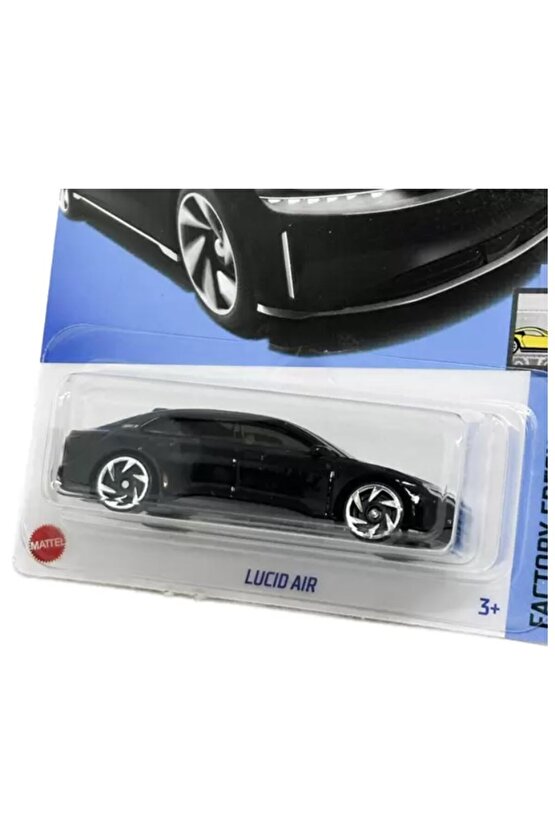 Lucid Air Black EV Hot Wheels Factory Fresh 2023 #97 - HKK76
