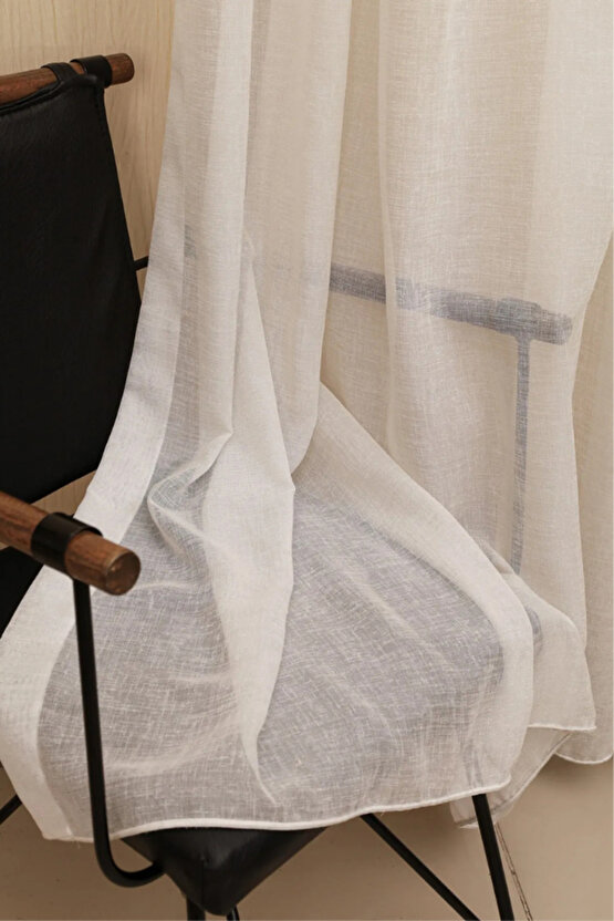 Brıllant Foldet Keten Tül Perde 13 Sık Pile Ozel Olcu Dıkılır