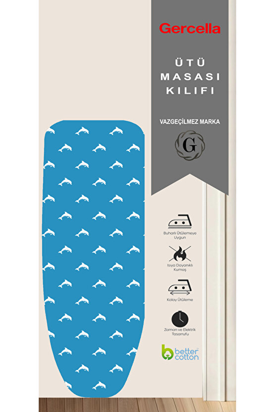 COMFORT (HEDİYELİ)YNS MAVİ ÜTÜ MASASI KILIFI BEZİ ÖRTÜSÜ -ÜTÜ MASASI AKSESUARI