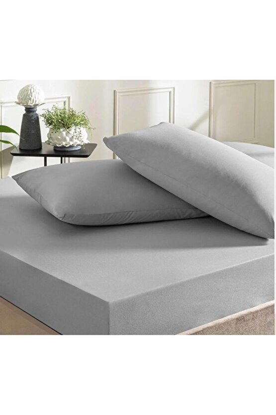 %100 COTTON (PAMUK) 160x200+30 cm FİTTED (LASTİKLİ) ÇİFT KİŞİLİK ÇARŞAF BED SHEET