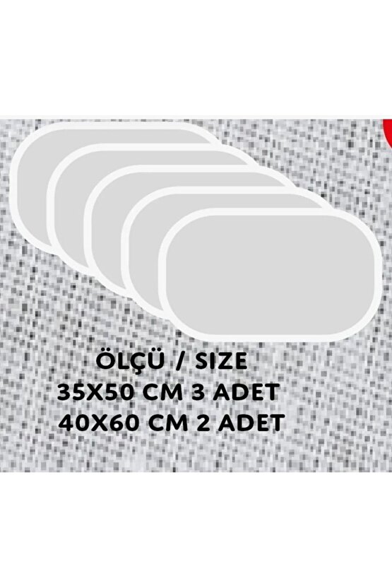 (5 ADET)koruyucu File Ütüleme Matı Pedi Yanmaz Yapışmaz (ütü Altlığı Ütümasası Kılıfı Örtüsü Bezi )