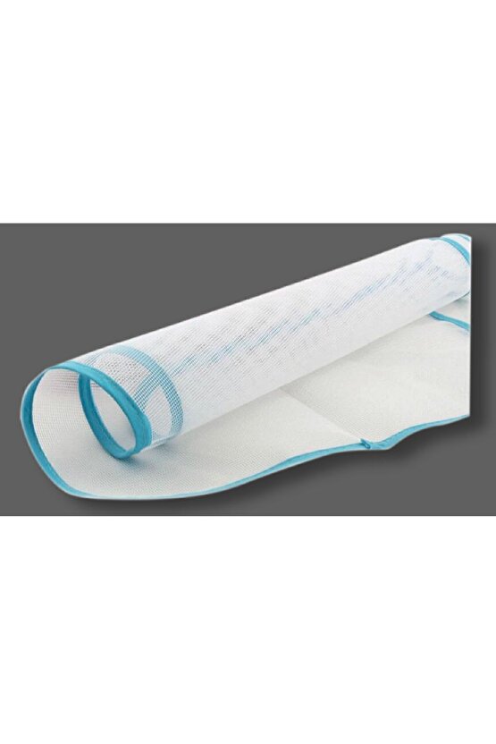 (HEDİYELİ) Mavi Ütü Masası Kılıfı Örtüsü Bezi 1 Ad Koruyucu File Ütülme Pedi Hediye