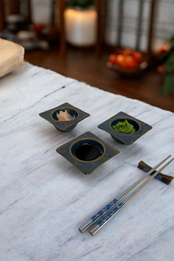 Livelli Porselen Çerezlik Reçellik Sosluk Kase 9cm 3 Adet