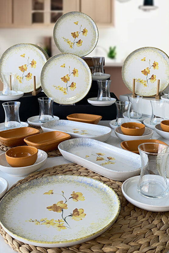 Hercai 48 Parça 12 Kişilik Kahvaltı Takımı