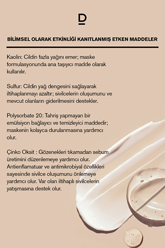 ACGUN Arındırıcı Scrub Maske | Sivilce ve Akne Karşıtı Nemlendirici Yüz Bakım Maskesi | 30 ml