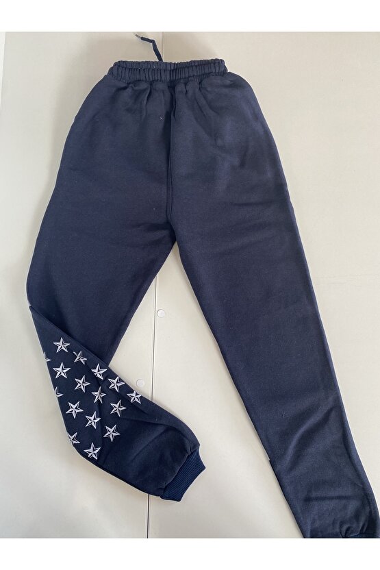 Erkek Çocuk 3 Iplik Latikli Paça Eşofman Altı