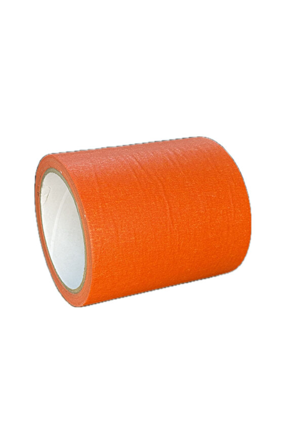 Maskeleme Kağıt Bant Geniş taban bandı Özel kesim 100mmx20mt Turuncu