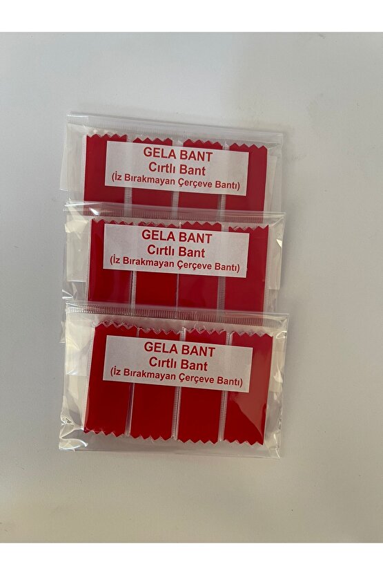 12 Ad. Cırt Bant Çerçeve Tablo Asma Bantı Cırt Bant Siyah