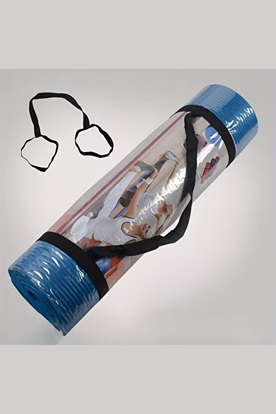 Ev ve Spor Salonuna Uygun Ultra Yumuşak Silikon 10 MM Yoga ve Pilates Matı Taşıma Askı Aparatı