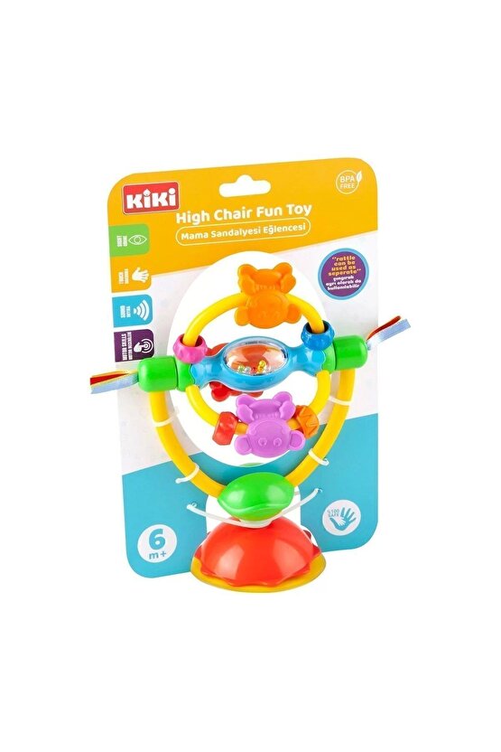 Oyuncak Mama Sandalyesi Eğlencesi Mama Sandalyesi Oyuncağı Vakumlu Vantuzlu Bebek Oyuncağı