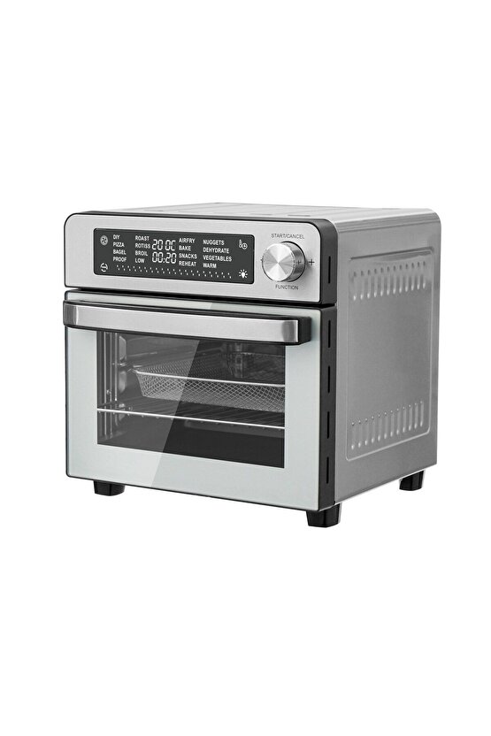 Kaf 5551 Çok Fonksiyonlu Yağsız Fritöz Air Friyer 15 Lt