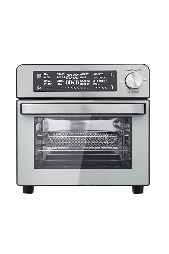 Kaf 5551 Çok Fonksiyonlu Yağsız Fritöz Air Friyer 15 Lt