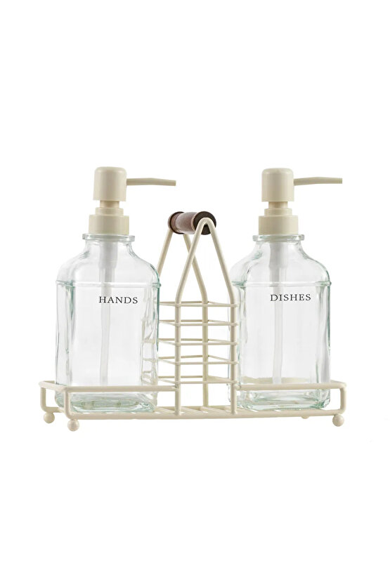 LCW HOME Renksiz 3 Parça Metal Banyo Seti