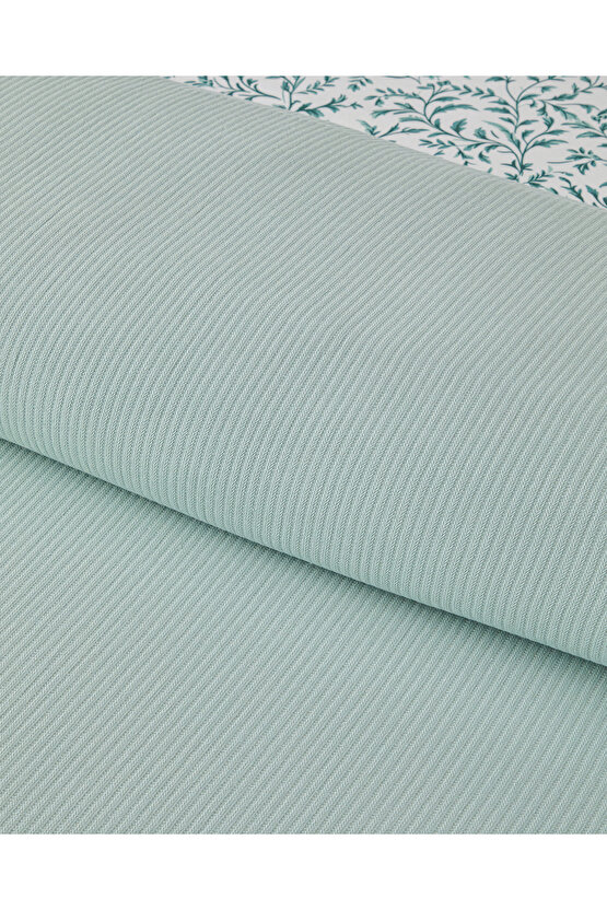 Pretty ivy Tek Kişilik Pike Takımı 150x220 cm Açık Yeşil