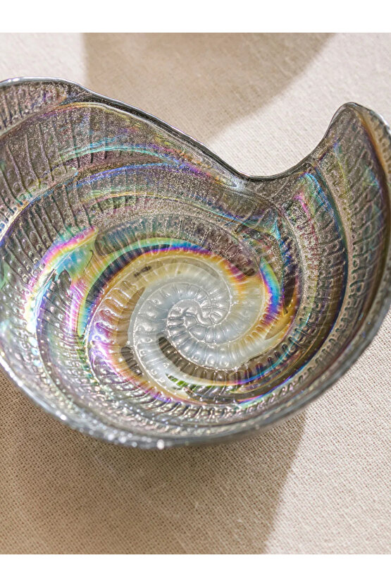 LCW HOME Gri Deniz Kabuğu Figürlü Çerezlik 2li 13 cm