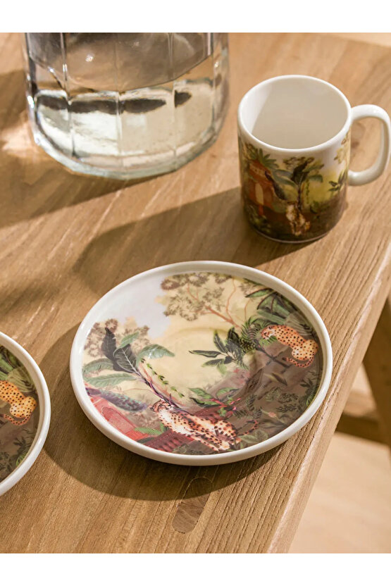 LCW HOME Karışık Baskılı 2 Kişilik Porselen Kahve Fincan Takımı 90 ml