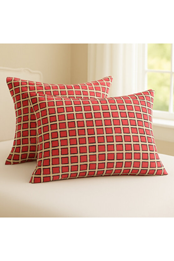 Tesselation %100 Pamuk 2li Yastık Kılıfı