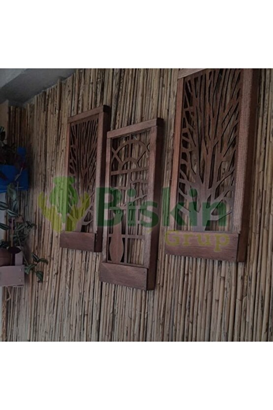 2.5 Metre X 5  Metre Bambu Kamış Hasır Çit , Bahçe Balkon Gölgelik vb. Dekorasyon Doğal