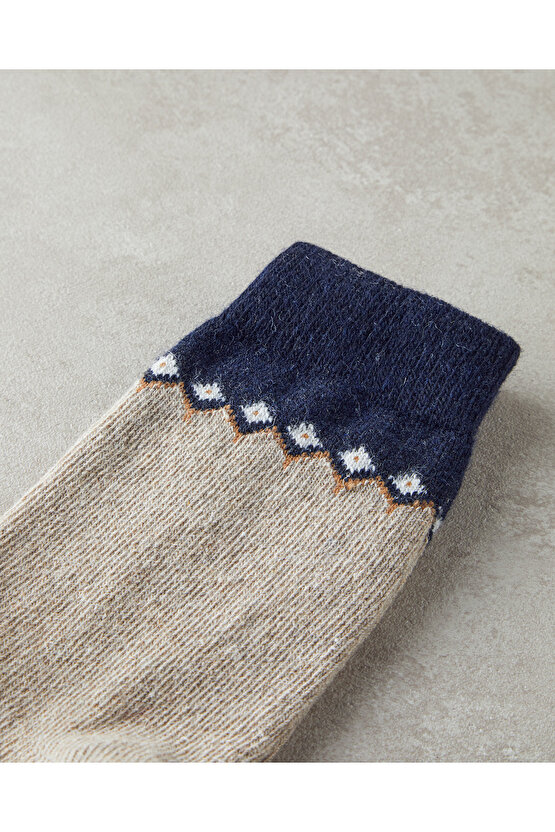 Marva Kadın Soket Çorap Bej