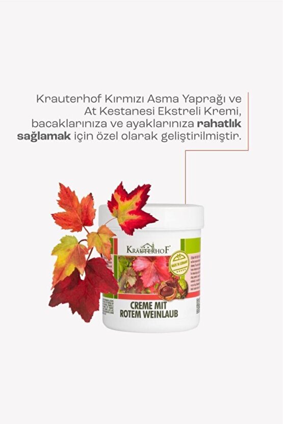 Kırmızı Asma Yaprağı Kremi 100 ml x2 Adet