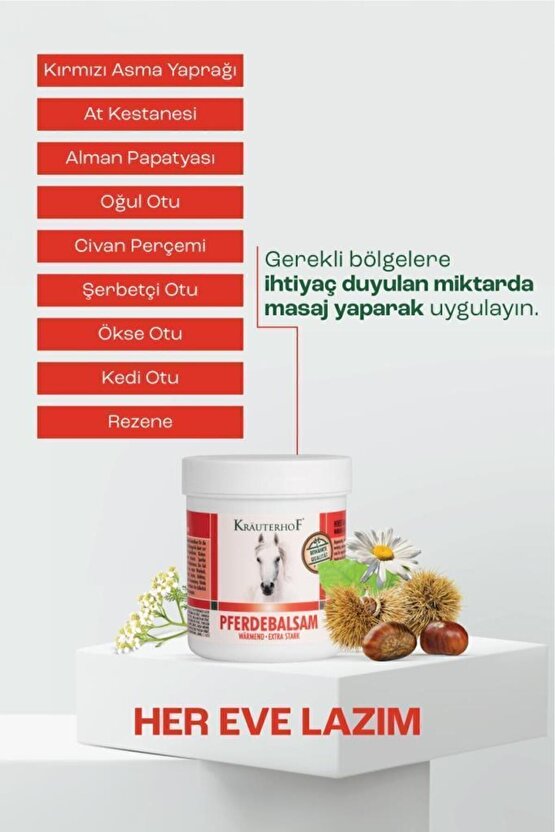 At Kestanesi Masaj Jeli 100 ml X2 Adet