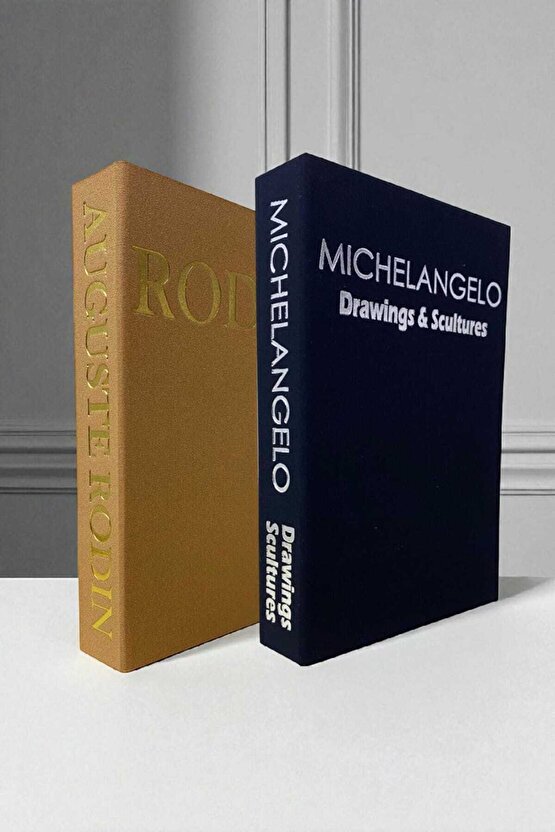 2’li Kumaş Kaplı Kitap Görünümlü Dekoratif Kutu | Hediye & Takı Kutusu