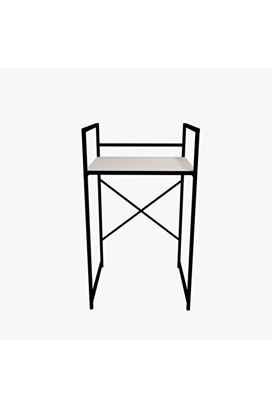 Banyo Rafı Çamaşır ve Kurutma Makinesi Dolabı Beyaz 1624