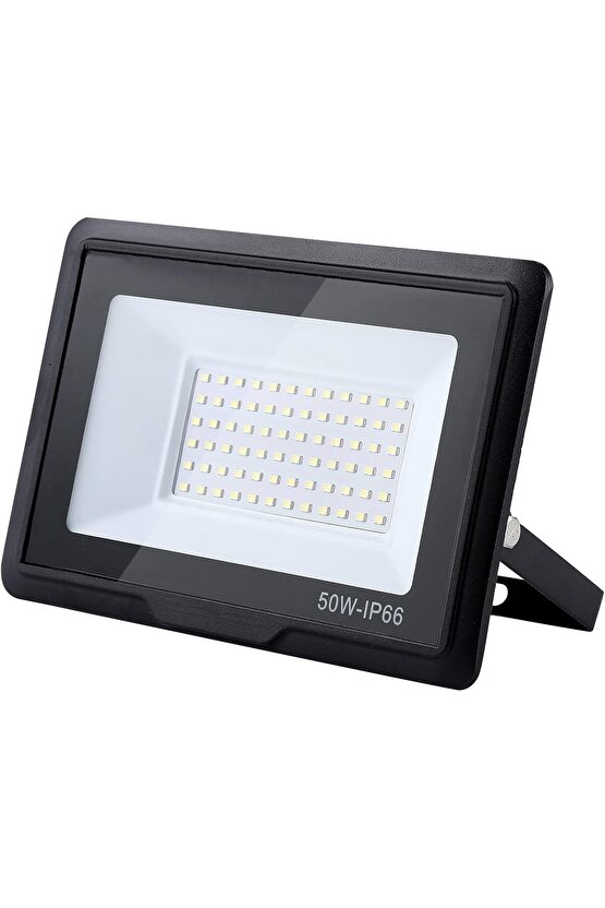 Elektrikle Çalışır, 50 Watt Yeşil Işık İç ve Dış Mekan Slim Led Projektör, Yağmurdan Etkilenmez