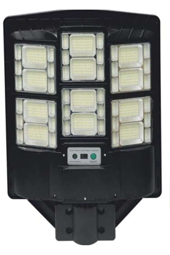 600 Watt Çok Kaliteli, Kumandalı, Güneş Enerjili, Fotoselli, Sensörlü, 3 Modlu Solar Bahçe Armatürü