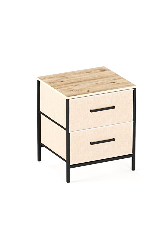 Çocuk Dolap Komodin 2 Çekmeceli Sehpa