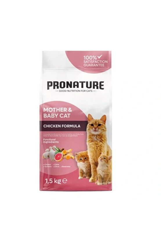 Mother&Baby Cat Tavuklu Anne ve Yavru Kedi Maması 1.5 Kg