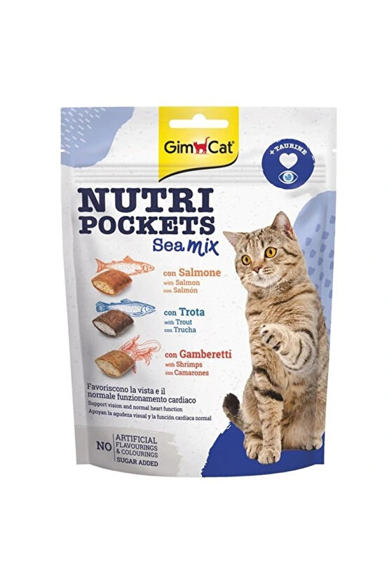 Nutri Pockets Sea Mix Kedi Ödül Maması 1 Adet 150 Gr