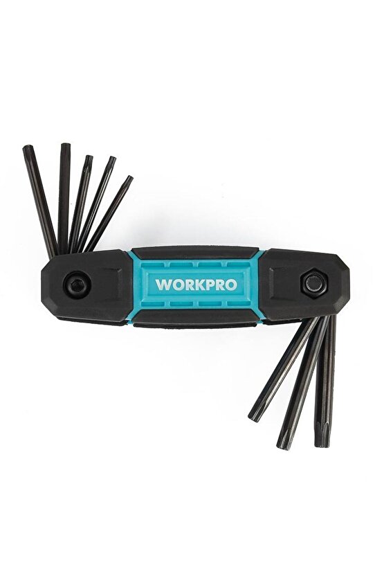 WP222030 8 Parça CR-V Çakı Tipi Torx Profesyonel Allen Anahtar Takımı