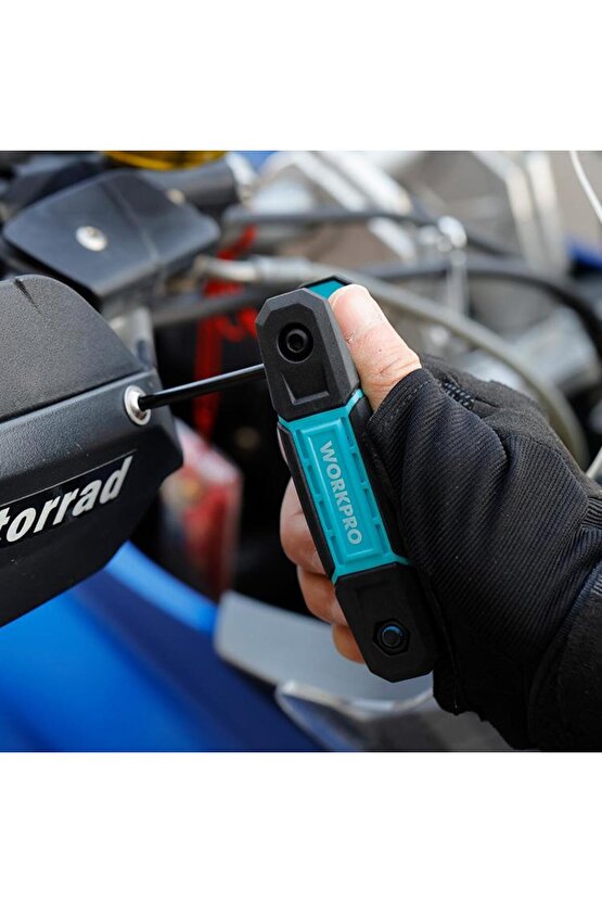 WP222030 8 Parça CR-V Çakı Tipi Torx Profesyonel Allen Anahtar Takımı