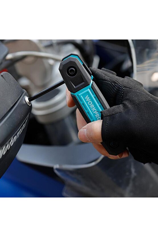 WP222030 8 Parça CR-V Çakı Tipi Torx Profesyonel Allen Anahtar Takımı