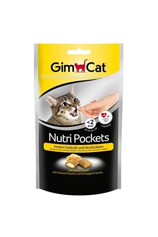 Nutri Pockets Peynir Taurin Kedi Ödül Maması Tablet 1 Adet 60 Gr
