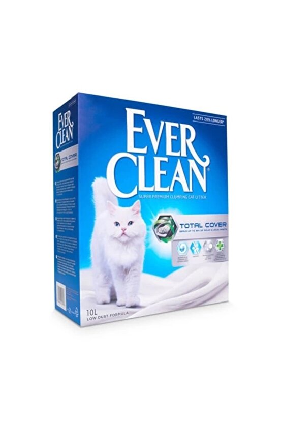 Ever Clean Total Cover Kokusuz Topaklanan Kedi Kumu 1 Adet 6 Lt