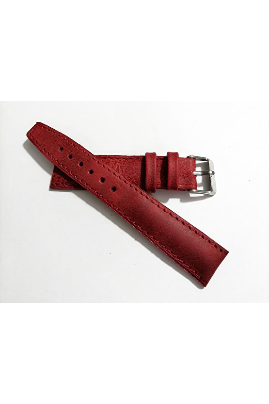 Her Saate Uygun 18 MM Hakiki Dana Derisi ( 267) kırmızı