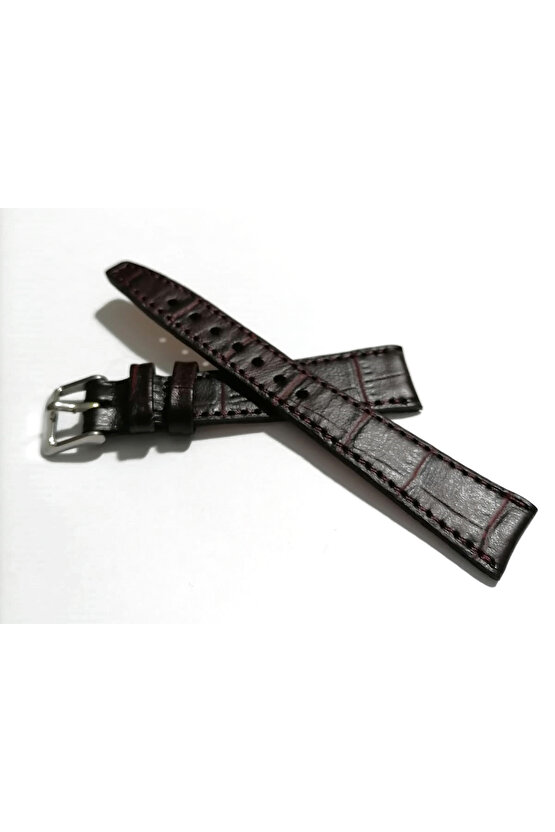 &Her Saate Uyumlu Hakiki  Dana  Derisi  Saat Kordonu 20   mm (  119)  kahverengi