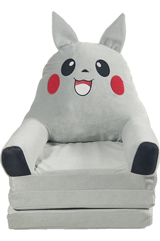 Katlanabilir Bebek-çocuk Koltuğu Taytüyü Portatif Yatak Puf Pembe-gri-sarı