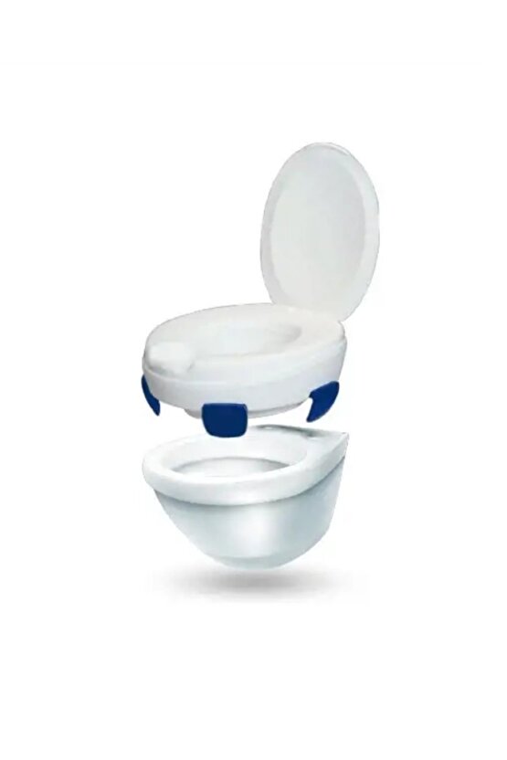 Kapaklı Ve Taharet Musluklu Klozet Yükseltici (klozet Adaptörü)