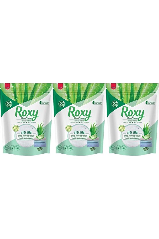 Roxy Bio Clean Matik Sabun Tozu Aloe Vera 3 x 1600 gr