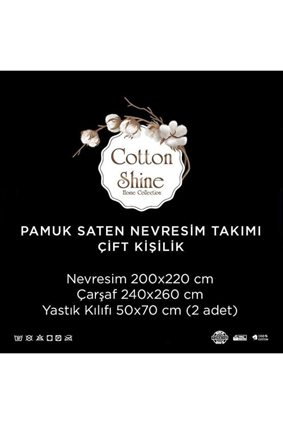Cotton Shine PAMUK SATEN NEVRESİM TAKIMI