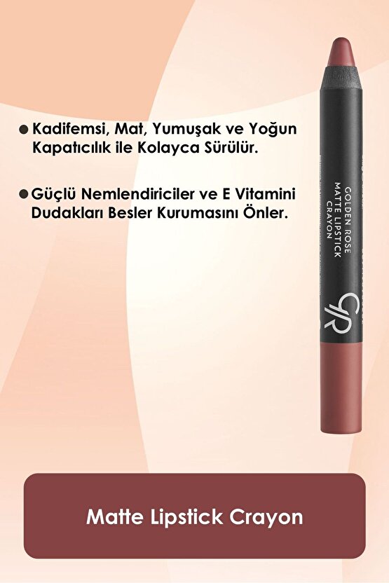 KALEM RUJ MATTE LİPSTİCK CRAYON NO:18-