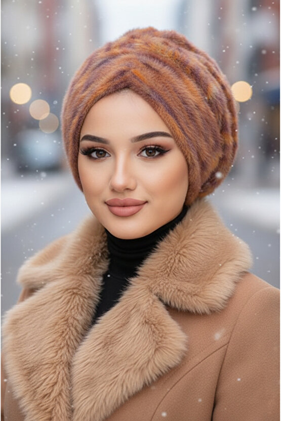 Devetüyü Kışlık Büzgülü Bone